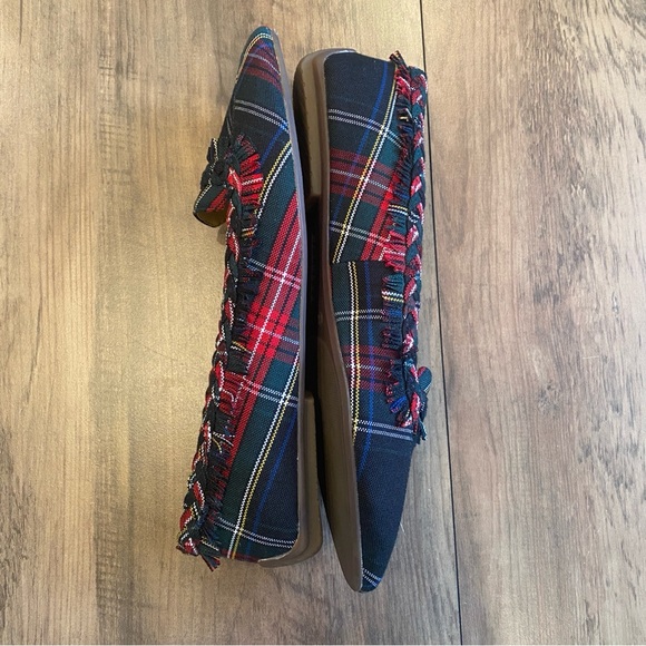 Talbots Plaid Tartan Preppy Driving Loafers • Size 6.5 • Holiday Classic - Picture 4 of 7